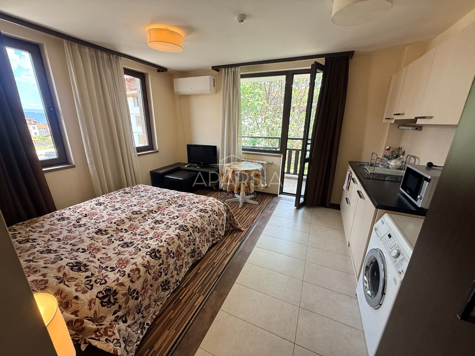 Chytrá investice v Bansku: studio 44 m² jen 700 metrů od lanovky za 52 950 €