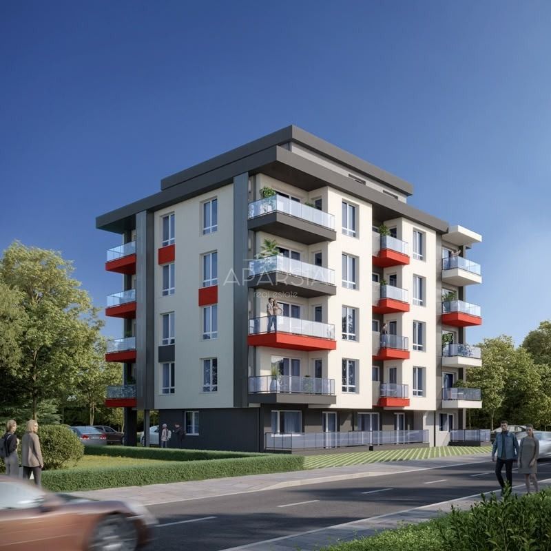 Novostavba: Dvoupokojový apartmán v novém uzavřeném komplexu v Obzoru